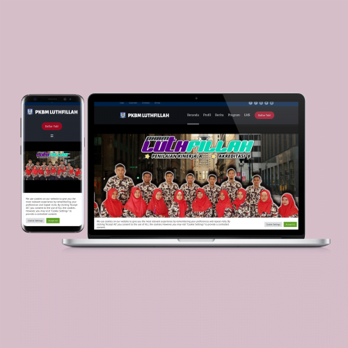 Website PKBM Luthfillah Kalimantan